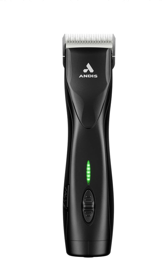 79170 Pulse Zr II 5-Speed Detachable Blade Clipper, Cordless Animal/Dog Grooming, Removable Lithium Ion Battery, LED Charge Light, Black