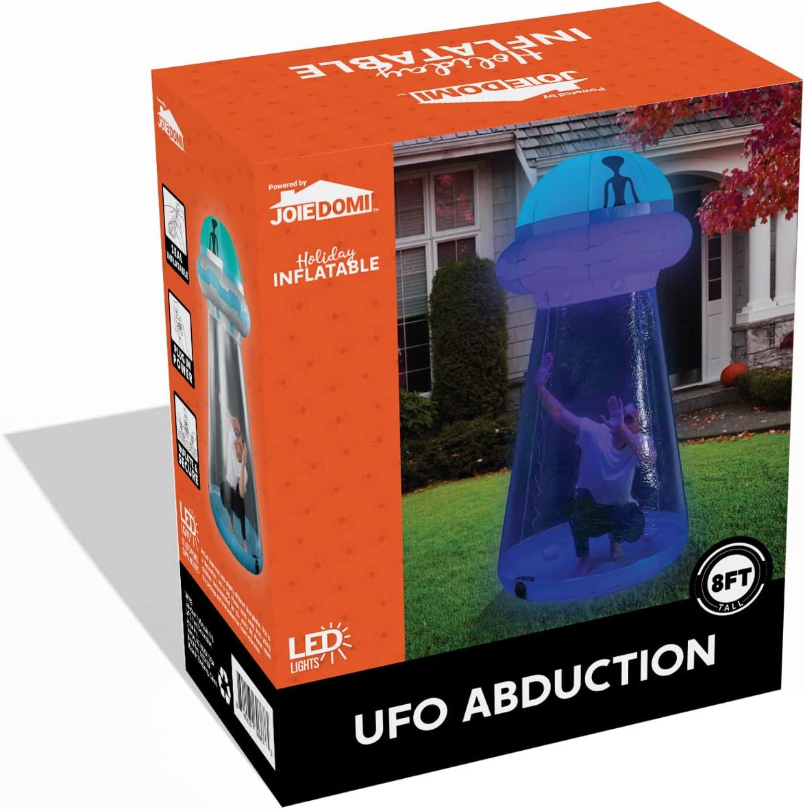 9ft Tall Halloween Inflatable UFO Yard Decoration