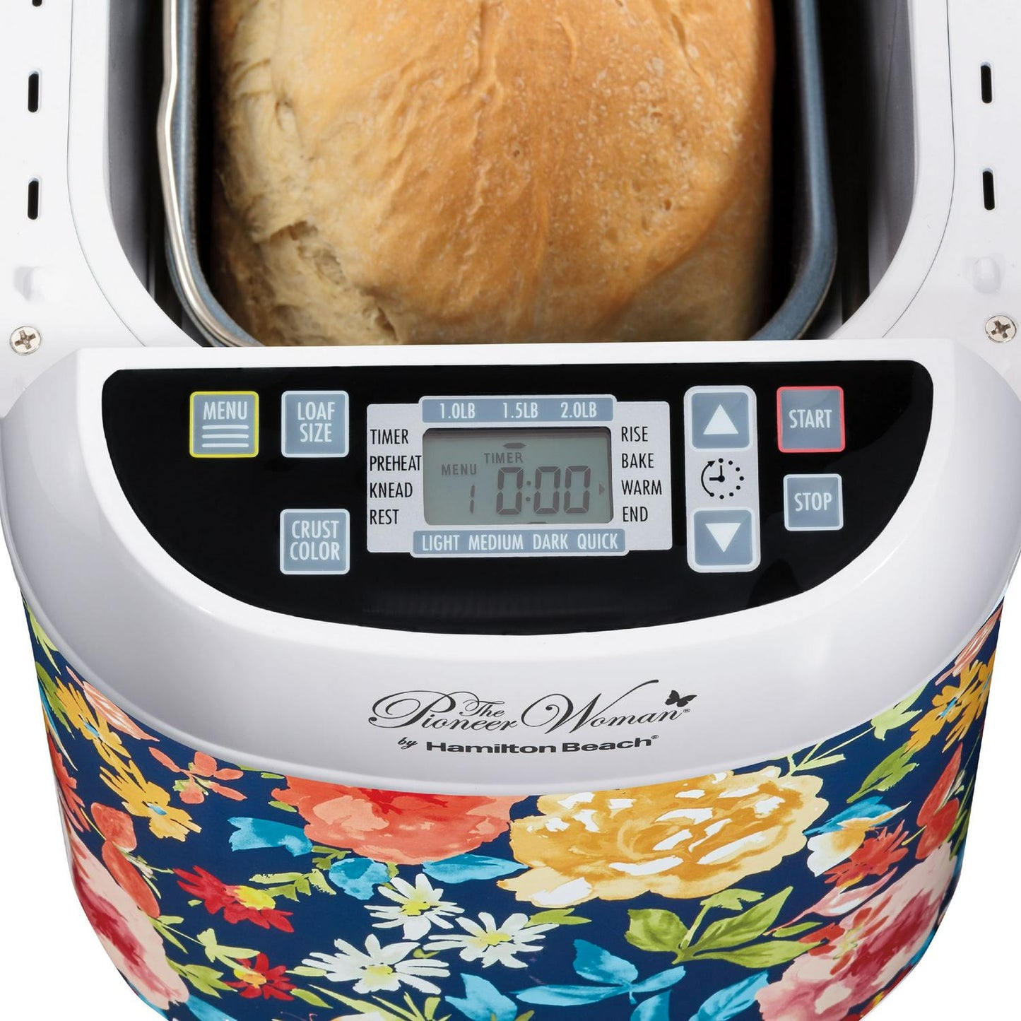 The Pioneer Woman Artisan Dough and Bread Maker by Hamilton Beach, Fiona Floral