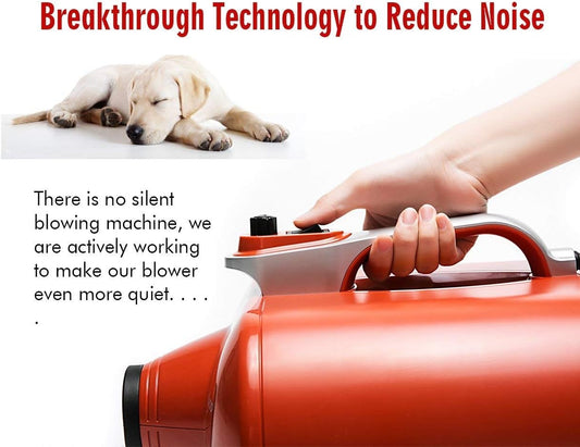 shernbao High Velocity Professional Dog Pet Grooming Hair Drying Force Dryer Blower 6.0HP (DHD-2400F)