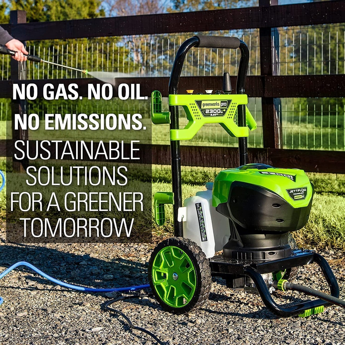 Greenworks 2300-PSI 14 Amp 2.3-GPM Brushless Pressure Washer GPW2300 5118002VT