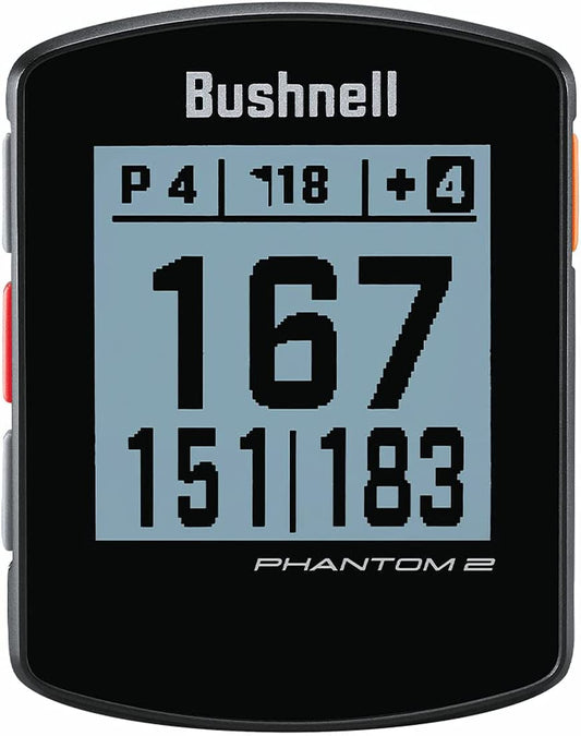Bushnell Phantom 2 Golf GPS Rangefinder, Black