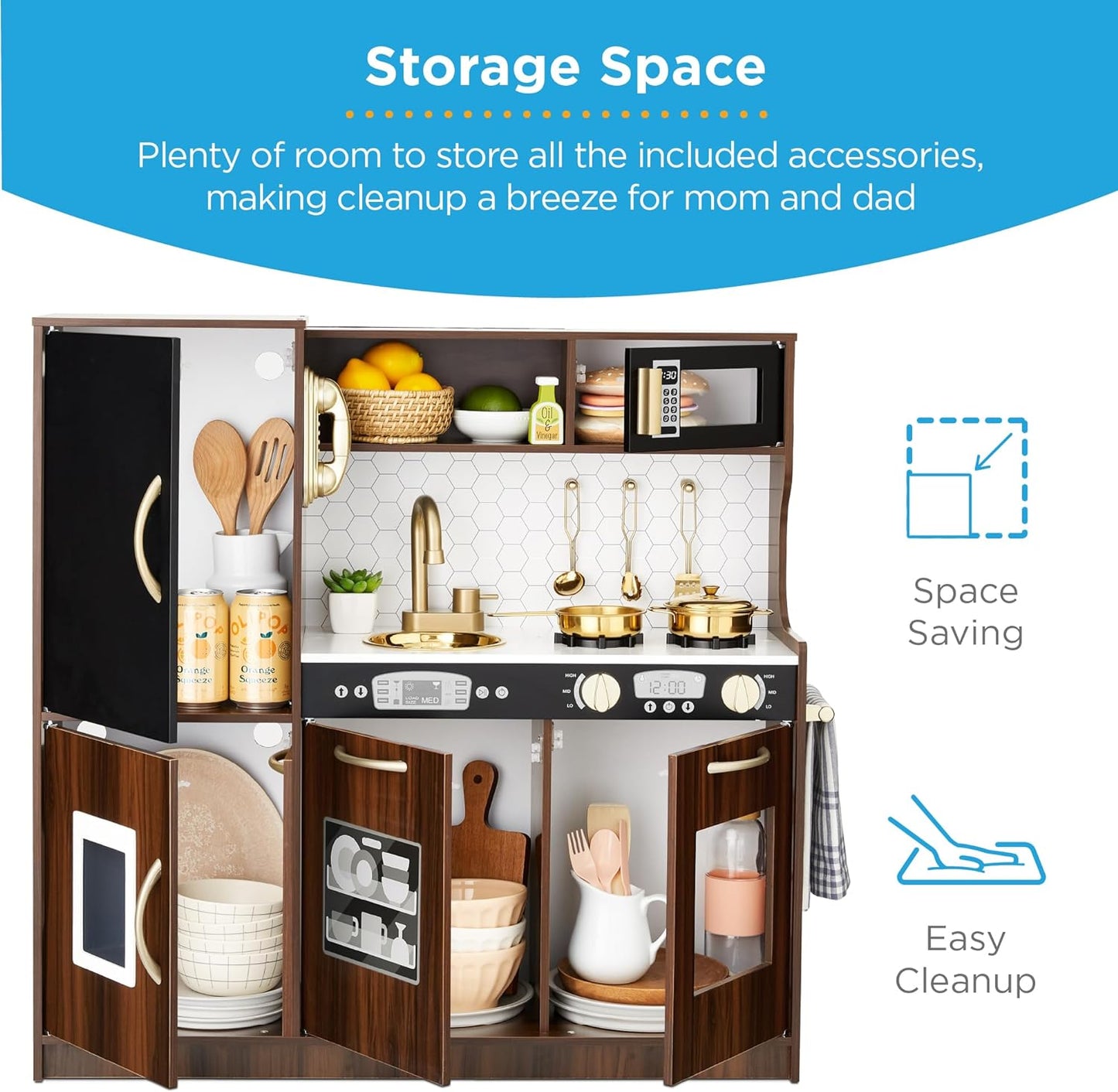 Best Pretend Kitchen Wooden Toy Set for Kids