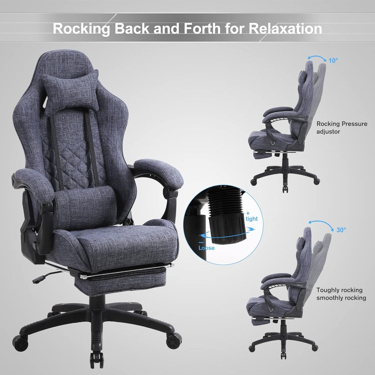 Classic PU Leather Large and Tall Ergonomic Computer Chair