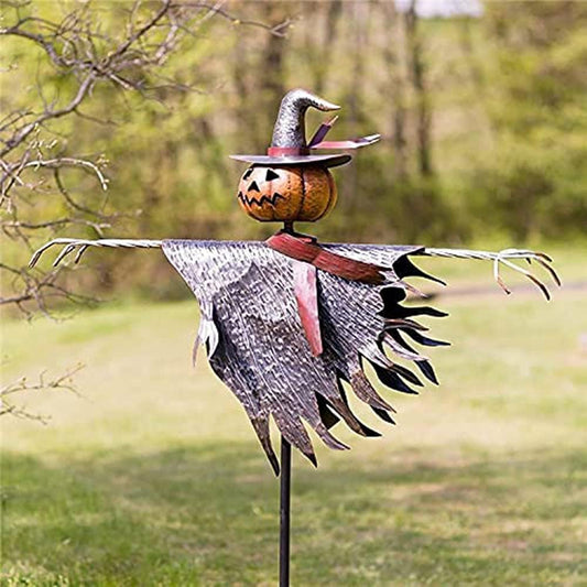 Halloween scarecrow jack lantern