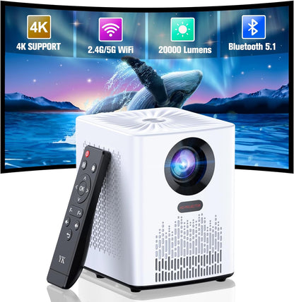 Projector with WiFi and Bluetooth