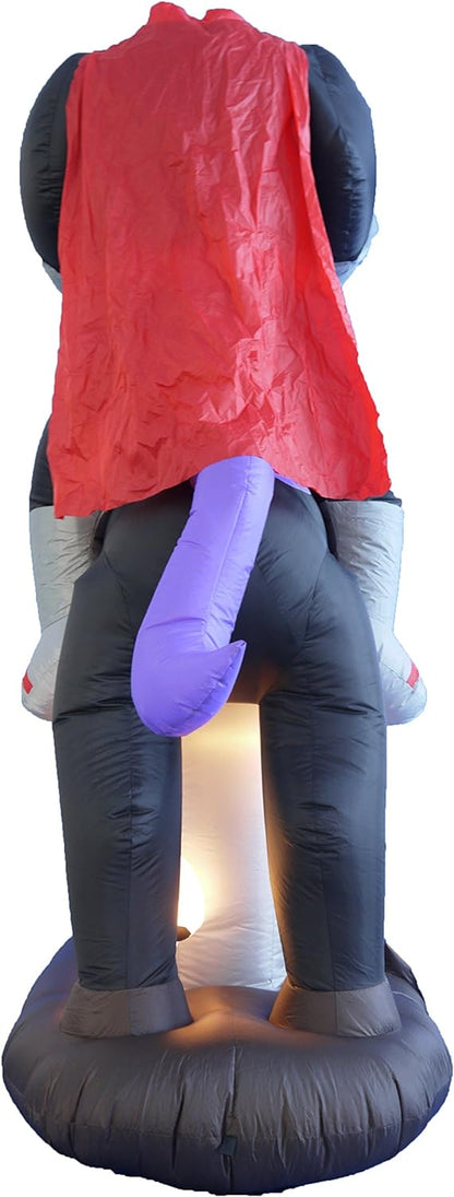 6.5ft tall Halloween inflatable headless horseman