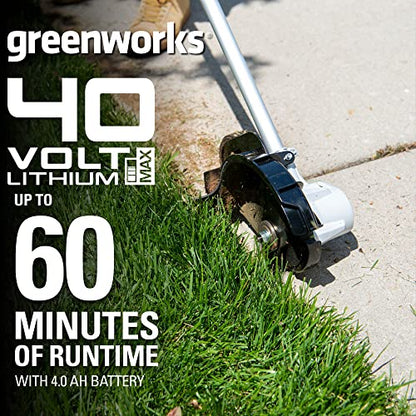 40V 8" Brushless Edger, 4.0Ah USB Battery and Charger Included