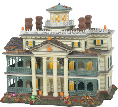 Department 56 Snow Village Halloween Disneyland Haunted Mansion Lit Building, 9.1 Inch, Multicolor