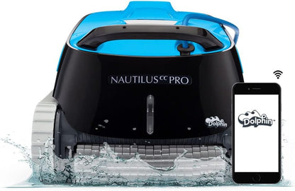 Dolphin Nautilus CC Robotic Pool Vacuum Cleaner All Pools up to 33 FT - Wall Climbing Scrubber Brush
