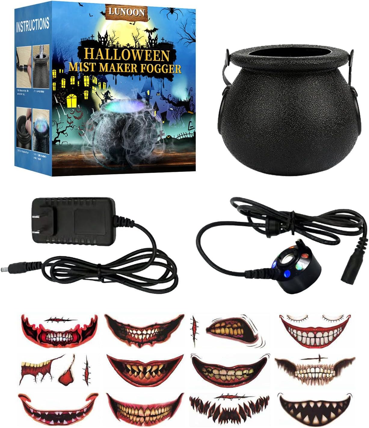 Halloween LED fog machine sprayer decoration