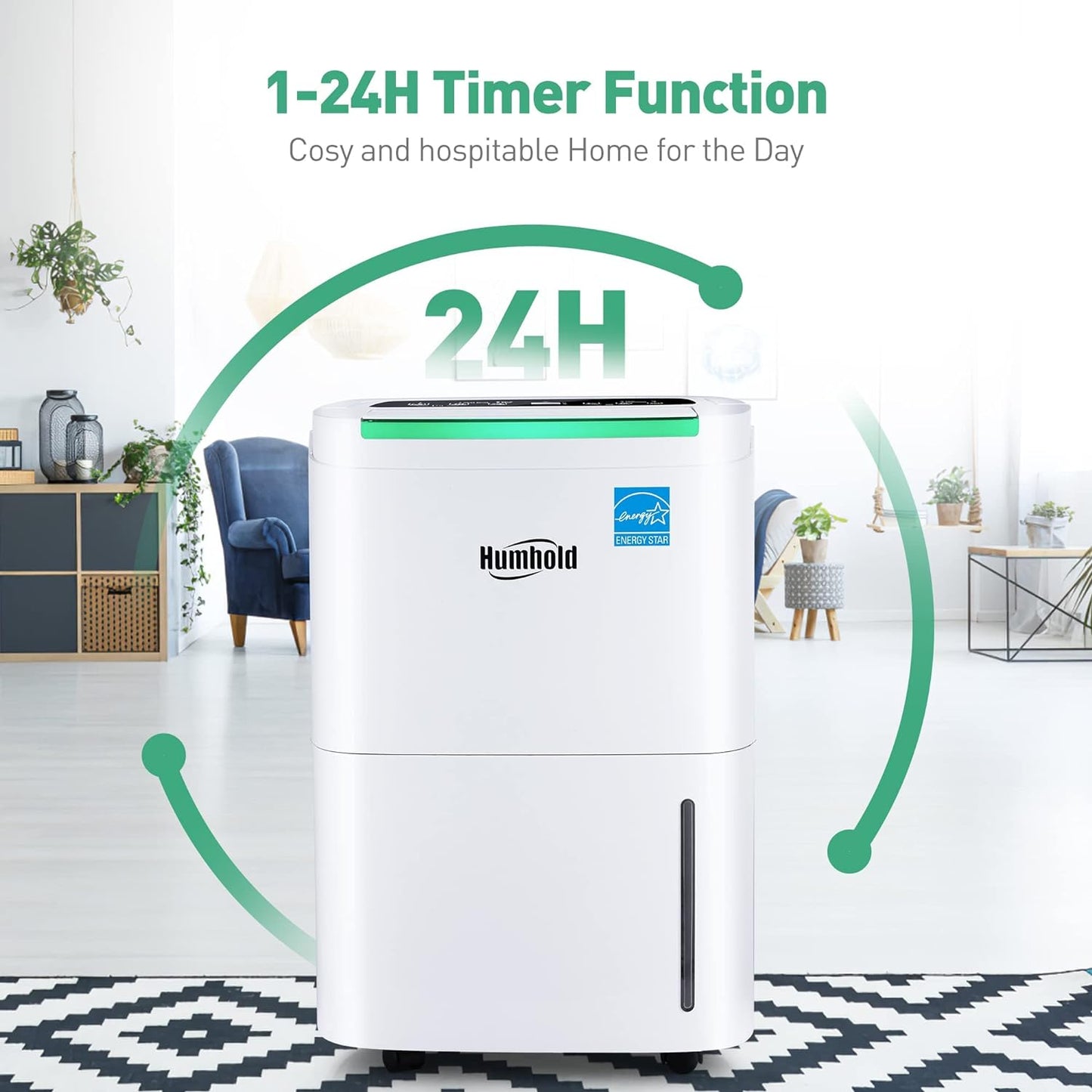 Portable Air Conditioners with Remote Control, 3-in-1 Free Standing Cooling AC Unit with Fan & Dehumidifier, Cools Room up to 700 sq.ft, Smart/Sleep Mode,3 Speed,Auto Swing,24H Timer