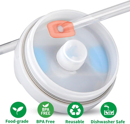 40 oz 30 oz tumbler with handle and anti-spill stopper