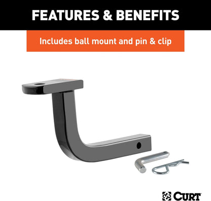 1 Trailer Hitch with Ball Mount