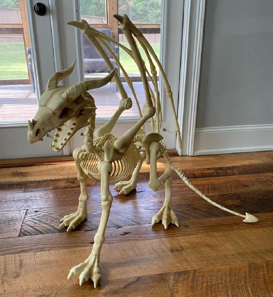Large 4ft pterosaur skeleton, halloween decoration