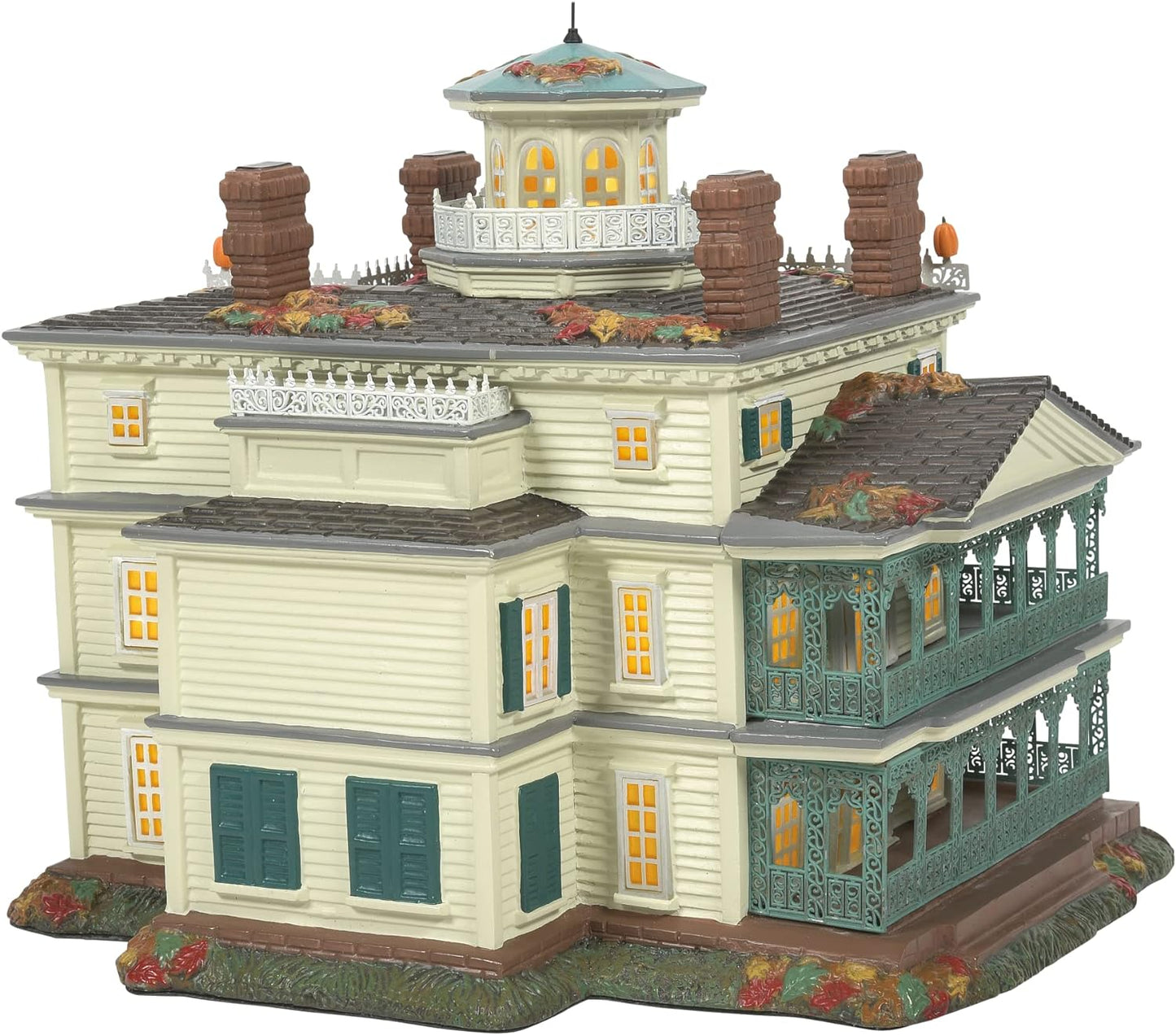 Department 56 Snow Village Halloween Disneyland Haunted Mansion Lit Building, 9.1 Inch, Multicolor