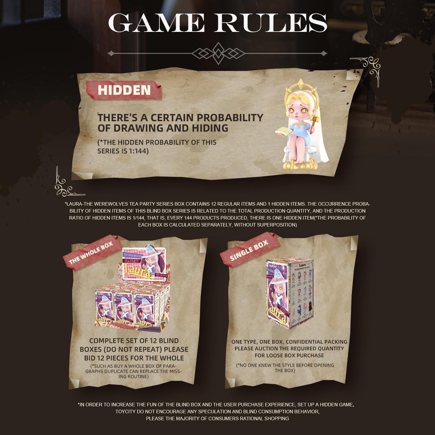 12-Pack Blind Box, Fashion Trendsetters Series Cute Blind Box Action Figures Popular Collectible Toys Birthday Halloween Christmas Gifts