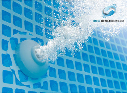 Intex 26651EG Krystal Clear 16 Inch 3,000 GPH Above Ground Pool Sand Filter Pump with Automatic Timer, GFCI, and 6 Function Control, Gray