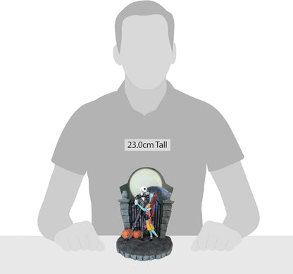 Nightmare Jack and Sally Dancing Light Statue, 9"