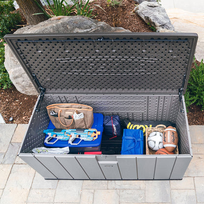 Lifetime 568 Litre Modern Outdoor Storage Deck Box Model 60384U