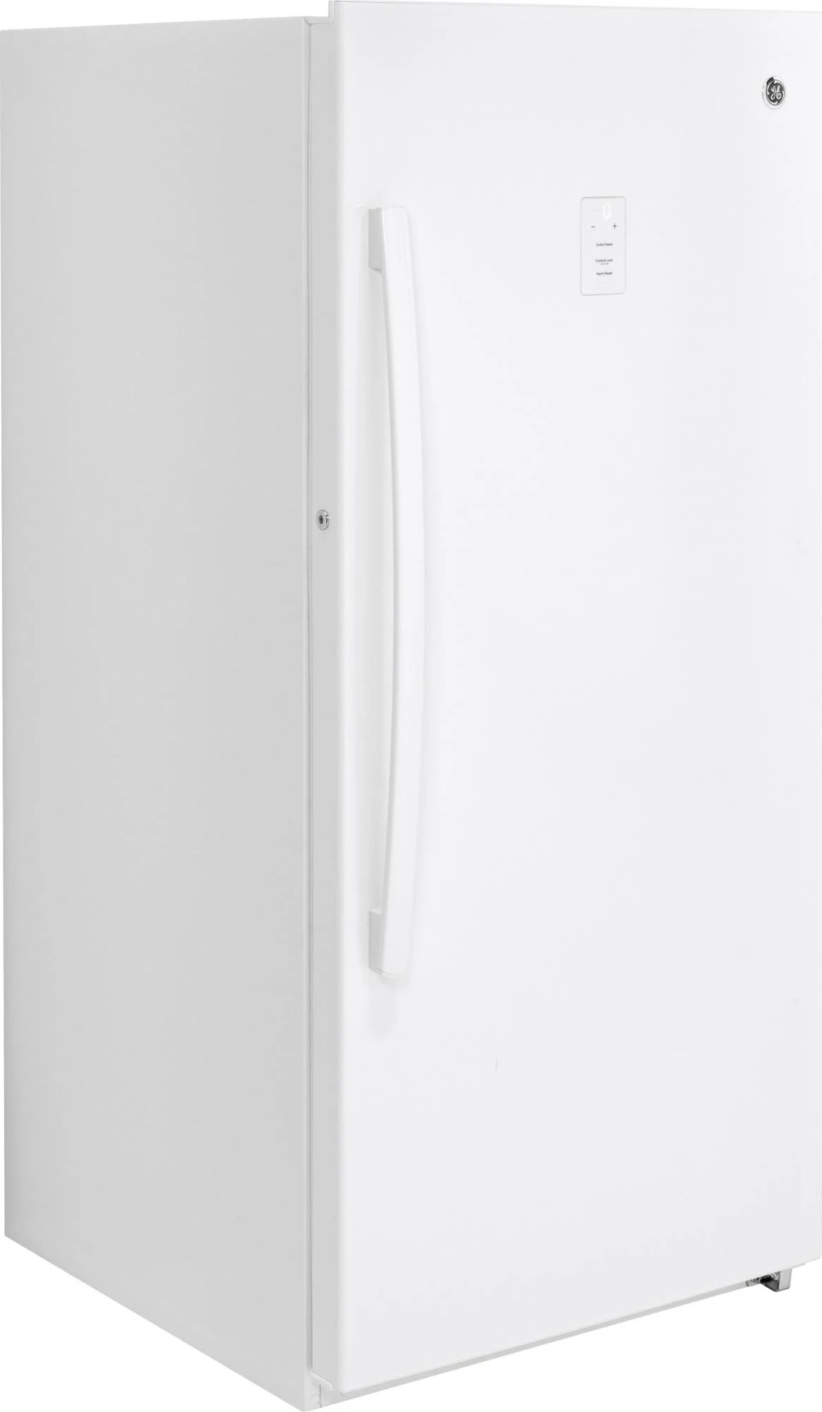 GE 14.1 Cu. ft. White Frost-free Upright Freezer FUF14DLRWW