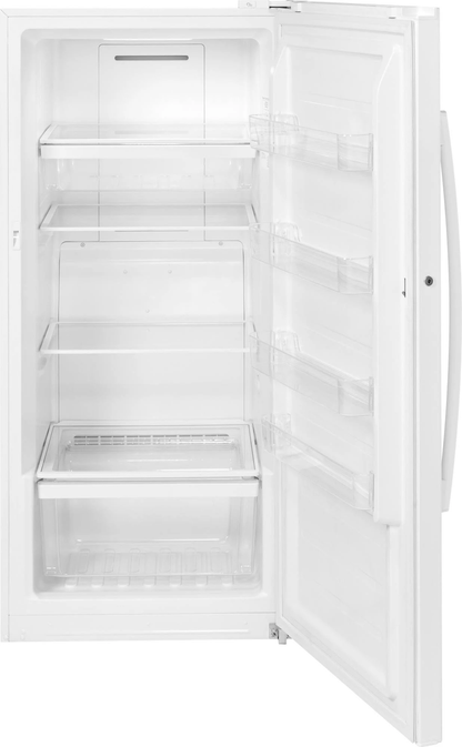 GE 14.1 Cu. ft. White Frost-free Upright Freezer FUF14DLRWW