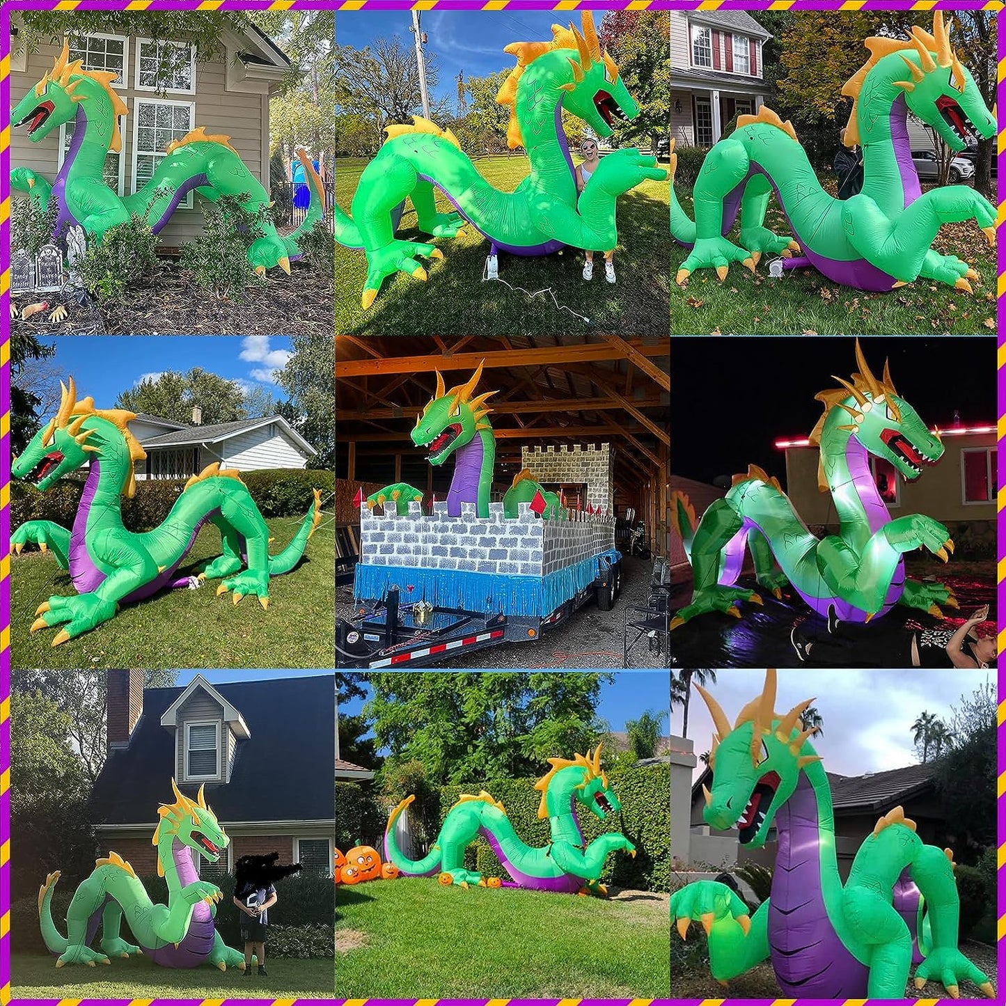 14ft Giant Inflatable Halloween Dragon
