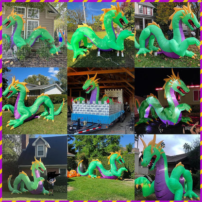 14ft Giant Inflatable Halloween Dragon