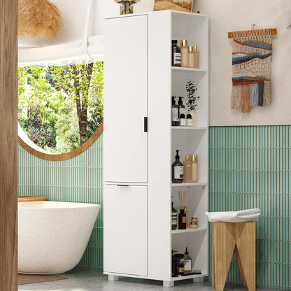 Storage cabinet with laundry basket, display cabinet