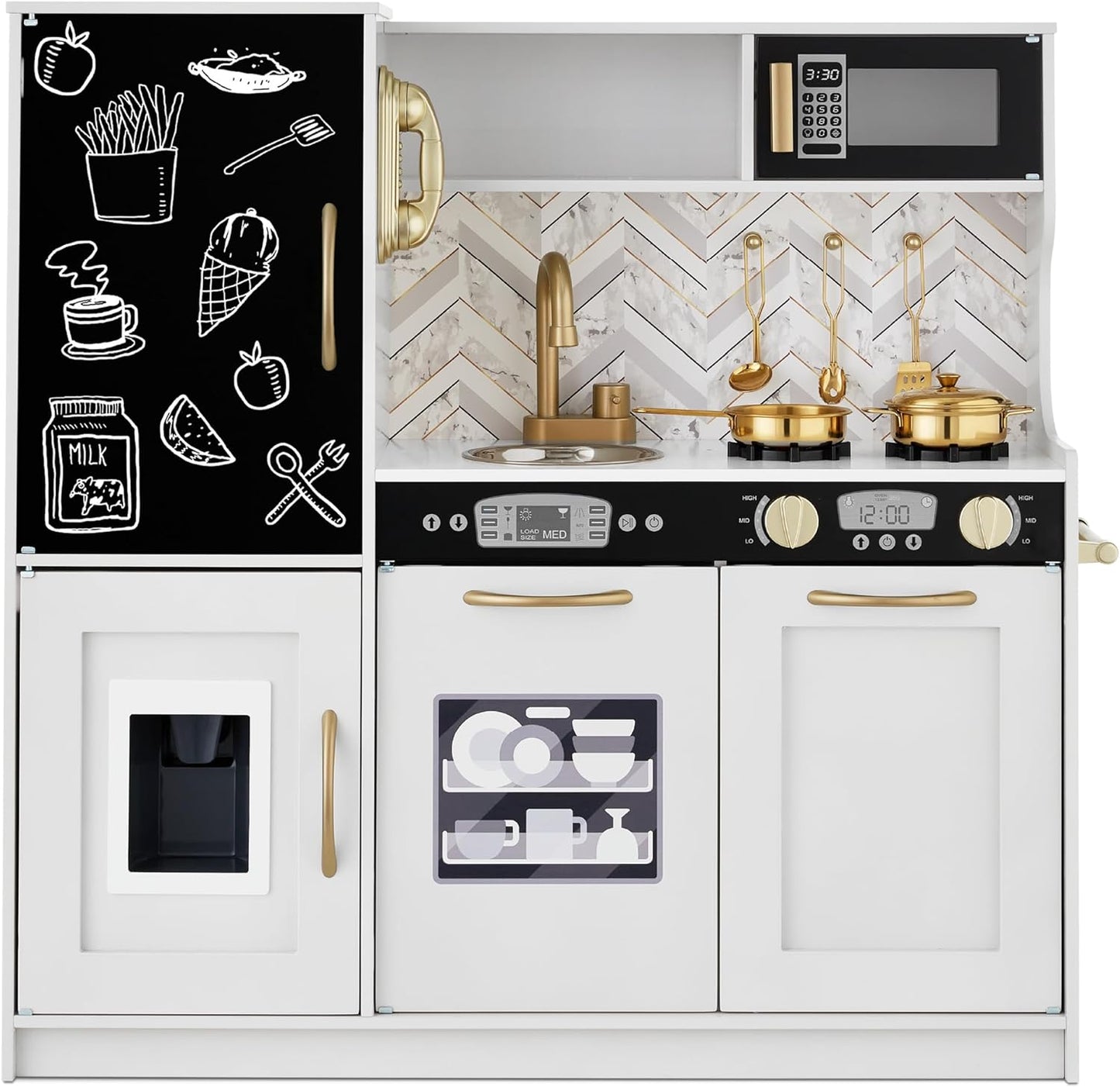 Best Pretend Kitchen Wooden Toy Set for Kids