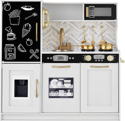 Best Pretend Kitchen Wooden Toy Set for Kids