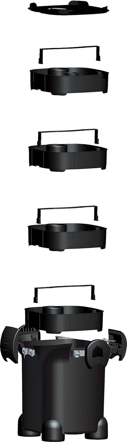 Cascade Max Flow Aquarium Canister Filter – Great for Extra Large Fish Tanks – Perfect for 250+ Gallon Aquariums – 820 Gallons per Hour (GPH)