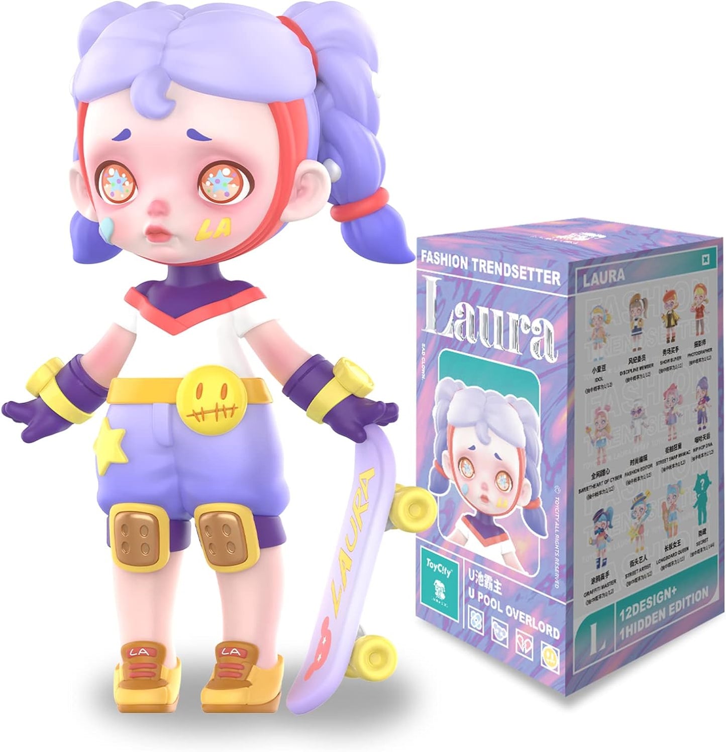 12-Pack Blind Box, Fashion Trendsetters Series Cute Blind Box Action Figures Popular Collectible Toys Birthday Halloween Christmas Gifts