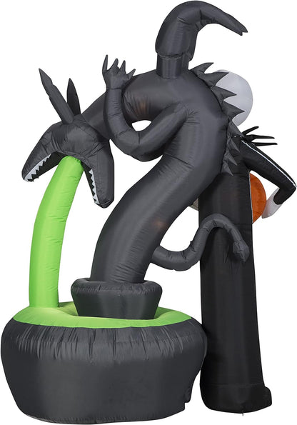 Jack Skull and Halloween Town Fountain Light Show