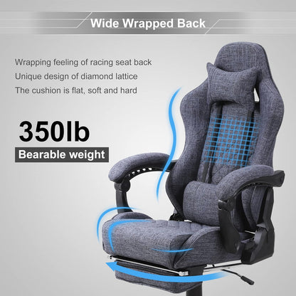 Classic PU Leather Large and Tall Ergonomic Computer Chair