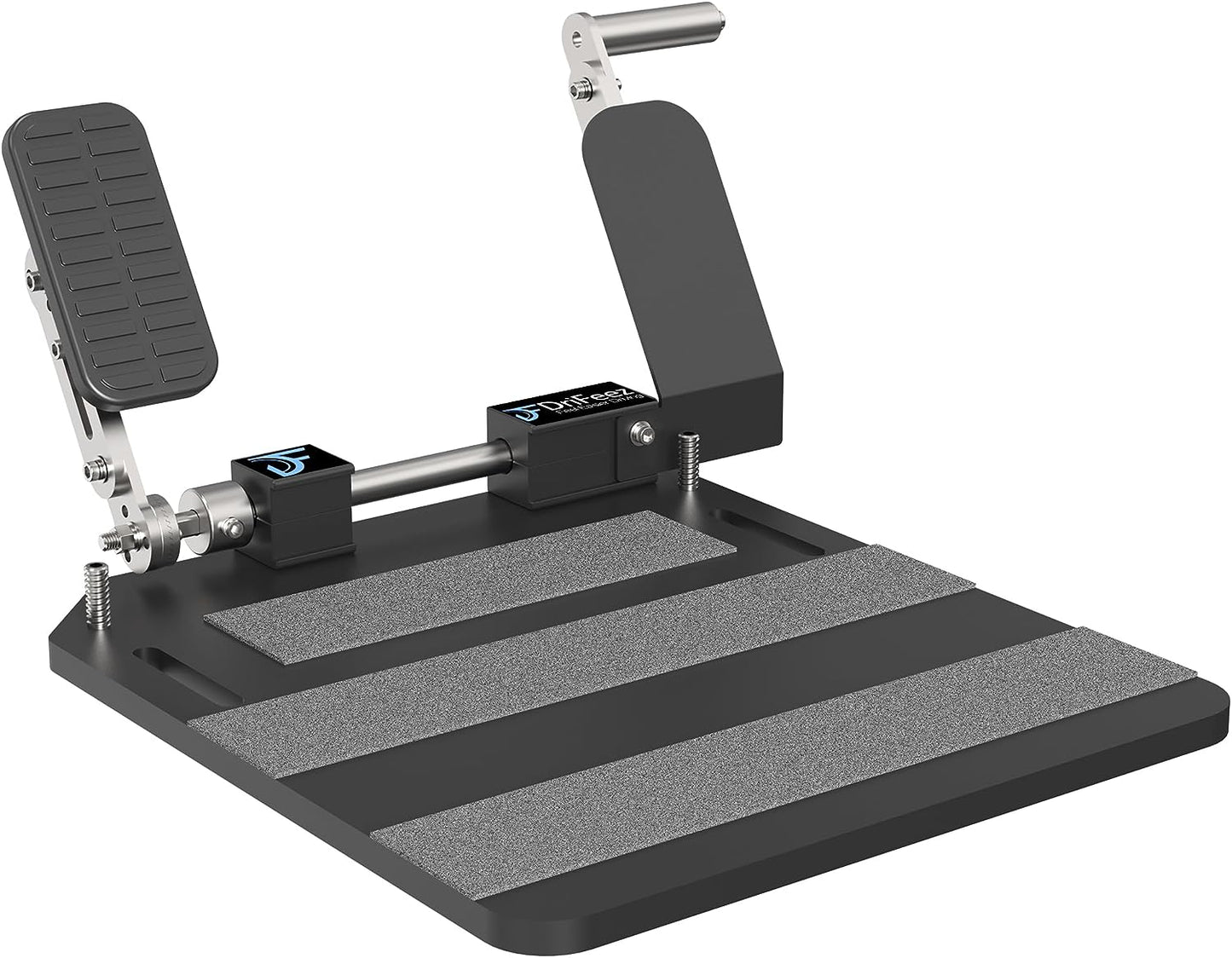 Portable left foot accelerator gas pedal LFGP secures driving aid