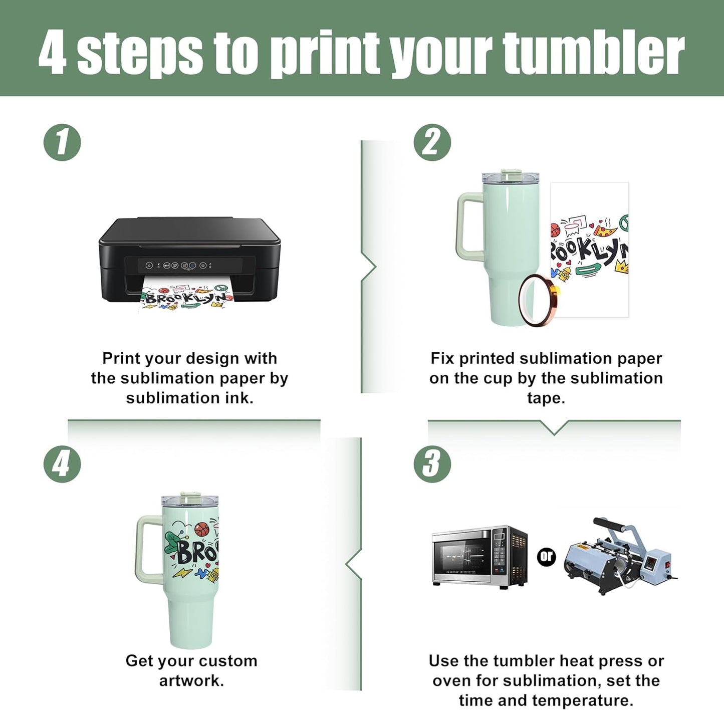 40 oz sublimation glass