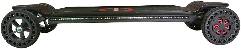 Electric Skateboard 4000 Watts | 12S3P | 35 mph | 22 Mile Range | 6" Wheels | Cool Lights |