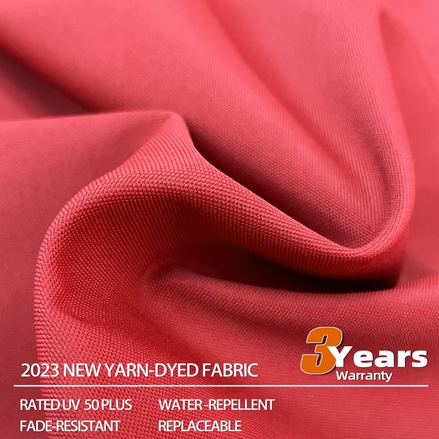 12ft Solar LED Patio Umbrella Outdoor Round Umbrella Large Cantilever Umbrella with LED Lights Windproof Bias Umbrella Heavy Duty Parasol for Garden Deck Pool Patio