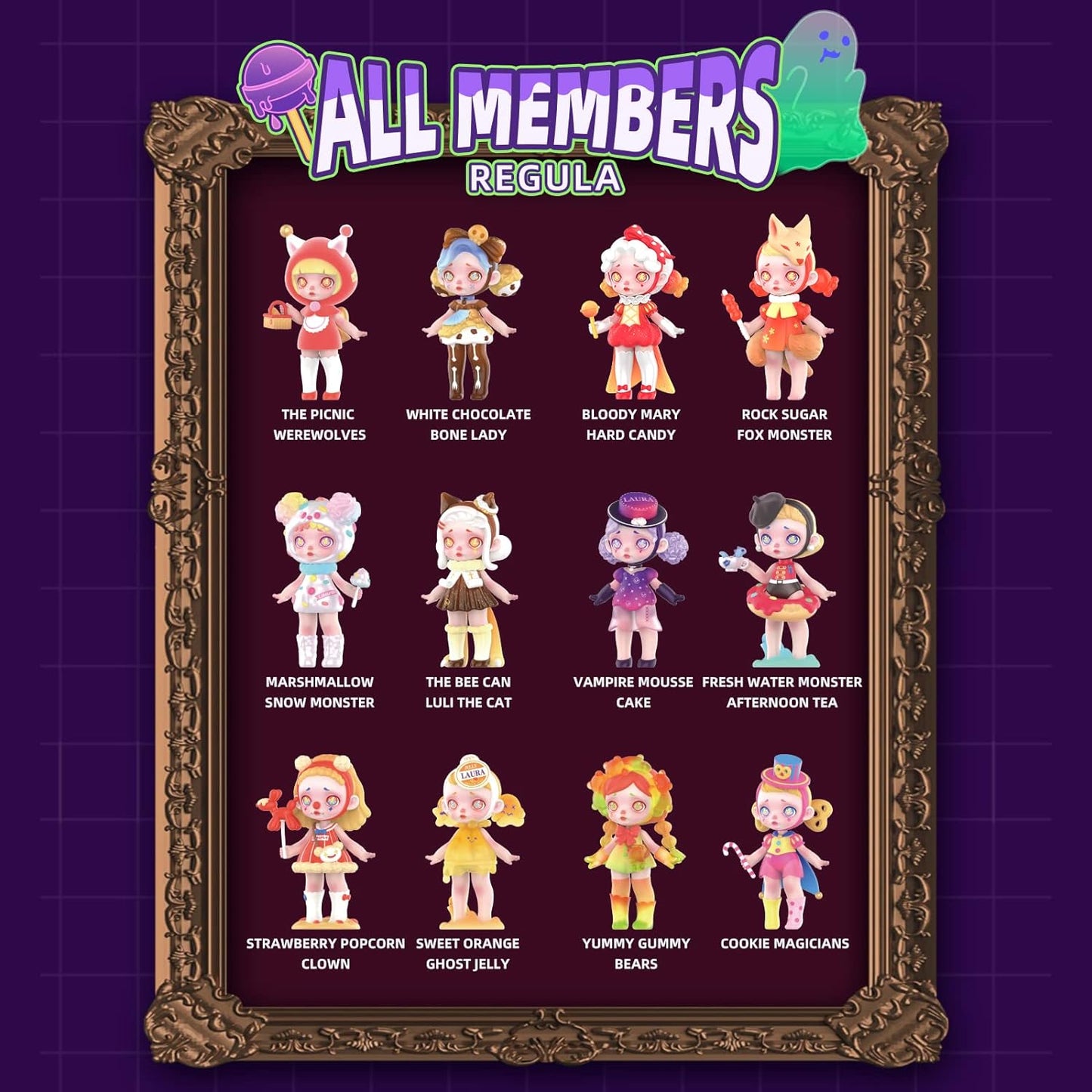 12-Pack Blind Box, Fashion Trendsetters Series Cute Blind Box Action Figures Popular Collectible Toys Birthday Halloween Christmas Gifts