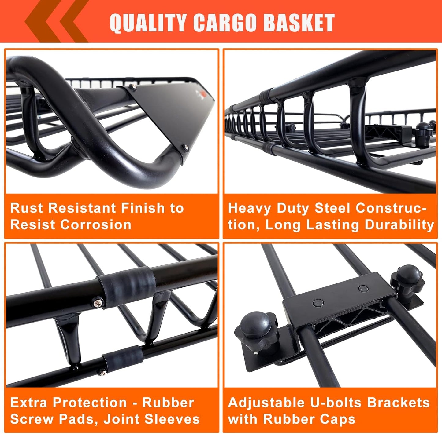 Roof Rack Universal Roof Basket 51" X 36" X 5" + Waterproof Bag