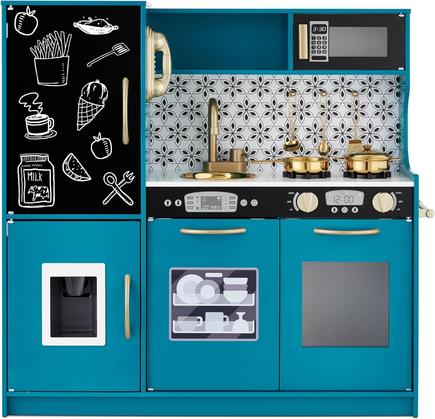 Best Pretend Kitchen Wooden Toy Set for Kids