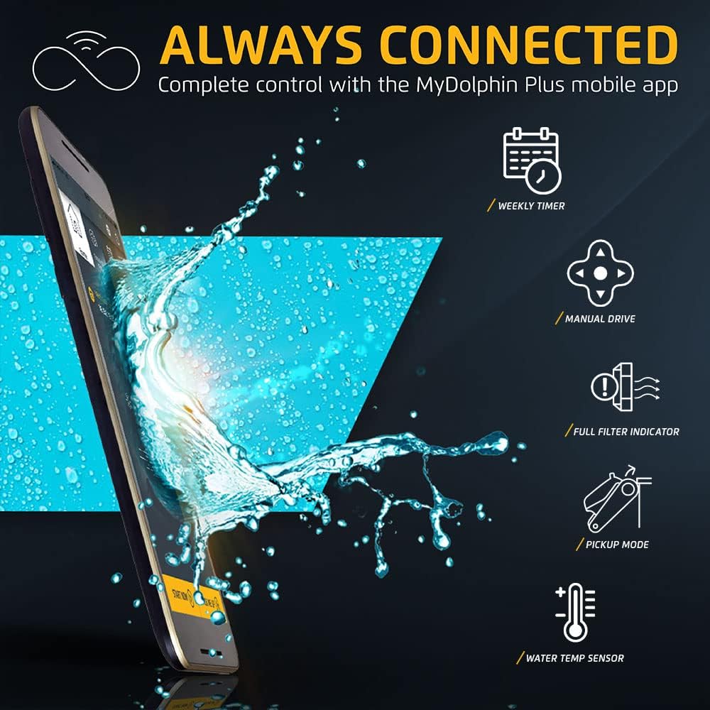 Robotic Pool Vacuum Cleaner All Pools up to 30 FT - Scrubber Brush Easy Top Load Filters