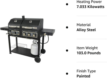 Dual Fuel Combination Charcoal/Gas Grill
