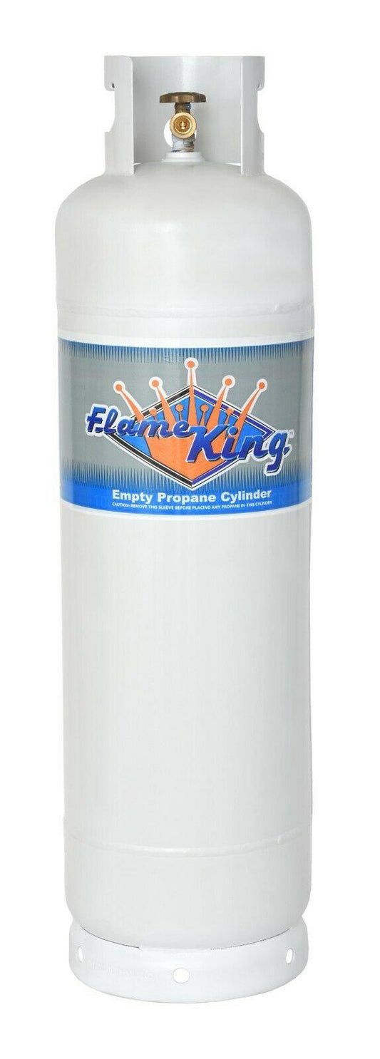 60 lb pound steel propane tank lpg refillable cylinder with pol valve new