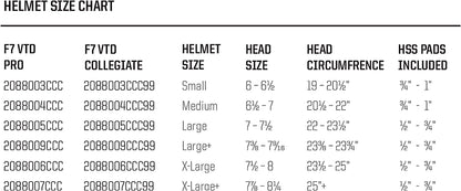 Varsity football helmets