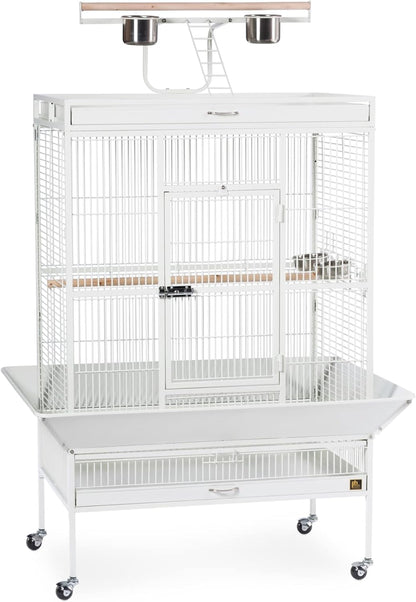 Pet Products Wrought Iron Select Bird Cage 3154C, Chalk White, 36-Inch by 24-Inch by 66-Inch