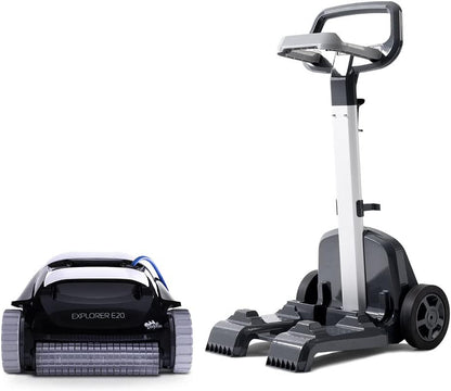 Robotic Pool Vacuum Cleaner All Pools up to 30 FT - Scrubber Brush Easy Top Load Filters