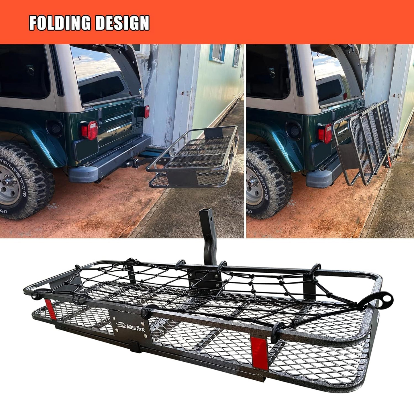 Roof Rack Universal Roof Basket 51" X 36" X 5" + Waterproof Bag