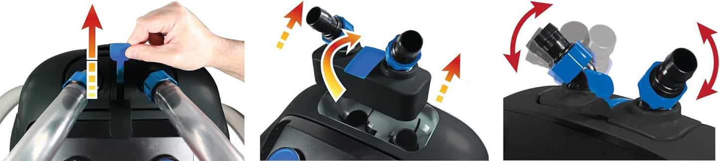 Cascade Max Flow Aquarium Canister Filter – Great for Extra Large Fish Tanks – Perfect for 250+ Gallon Aquariums – 820 Gallons per Hour (GPH)